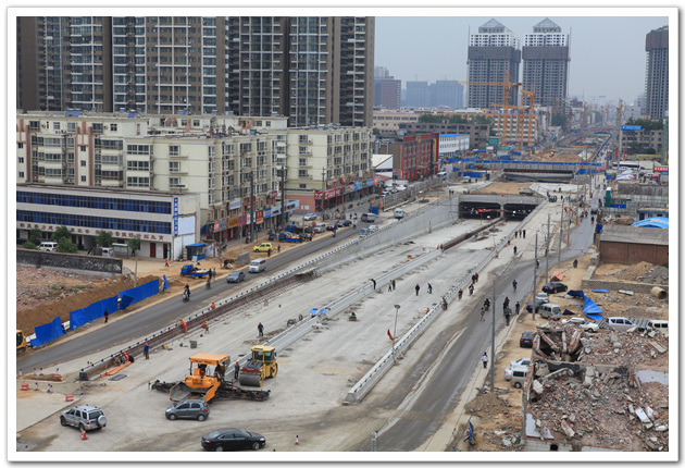 京沙快速通道工程南三环-航海路Ⅱ标段施工建设主体完工