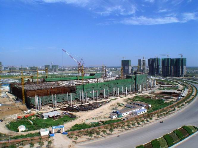 郑州国际会展中心建设稳步推进